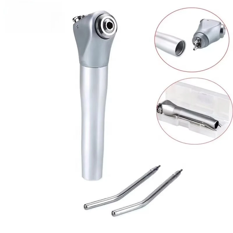 Color 3-Way Air Water Syringe Spare Parts For Dental Unit Chair, Triple Syringe With Two Nozzle Tips Dental Clinic Accessories