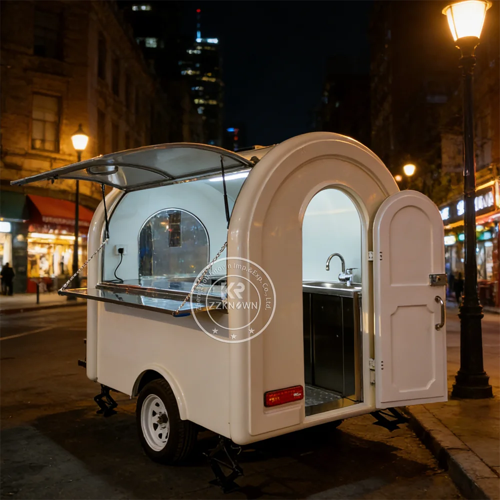 

Мобильный прицеп для кофе и барбекю, передвижная торговая точка для хот-догов и кофе, мобильная кухня, фургон для мороженого и закусок, продается