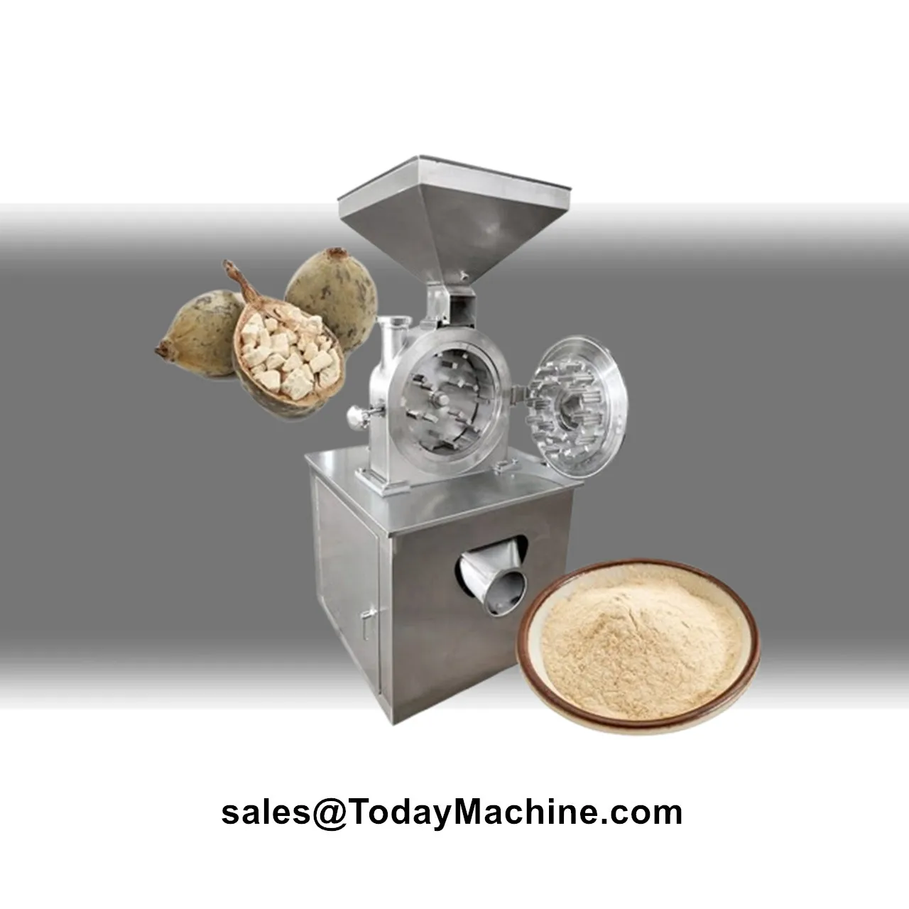 Cereals Dry Corn Rice Grinding Machine Pulverizer for Food Processing
