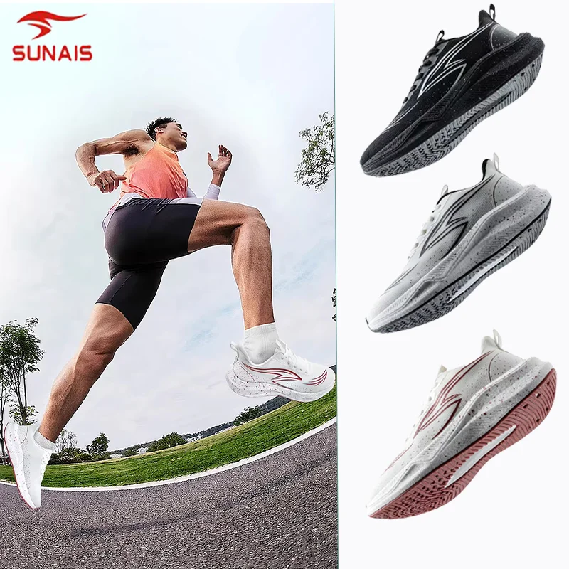 

Мужские дышащие кроссовки SUNAIS с защитой от скольжения, амортизирующие легкие кроссовки для бега, для занятий в тренажерном зале, теннисом и для женщин 836117