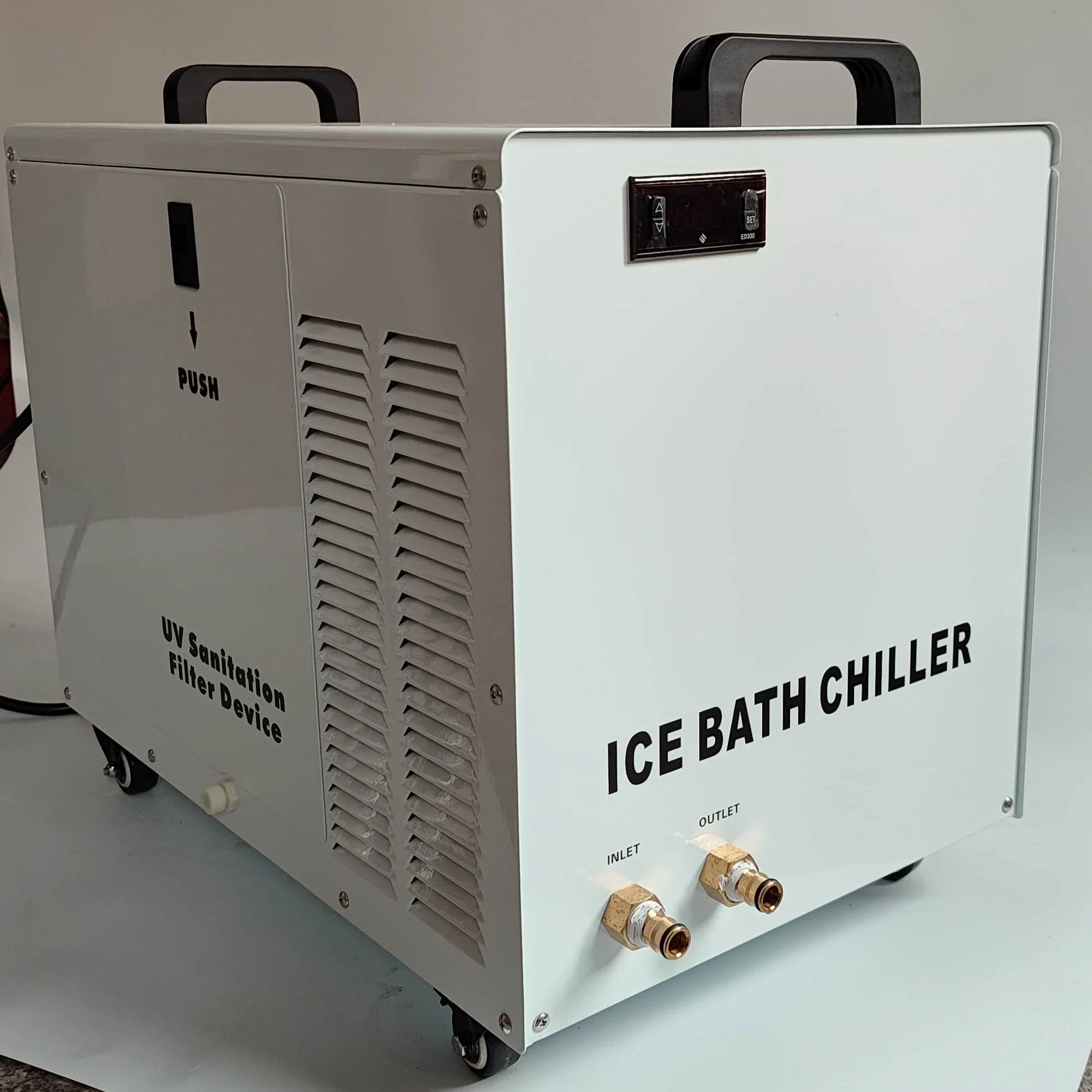 Enfriador de baño de hielo de Fitness deportivo de fábrica, recuperación corporal de atletas, enfriador de agua portátil, Enfriador de inmersión rápida en frío, 1Hp