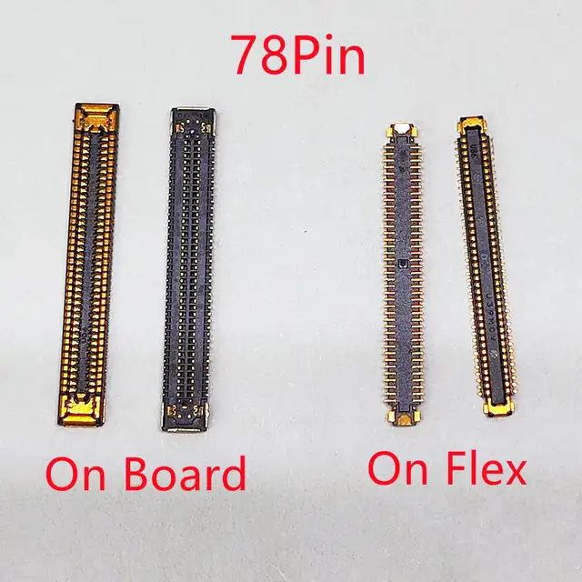 5-20szt Wyświetlacz LCD Flex FPC Złącze do Samsung Galaxy A52 5G A526 A526B 4G A525 B F Ładowarka USB Wtyczka ładowania 78 pinów