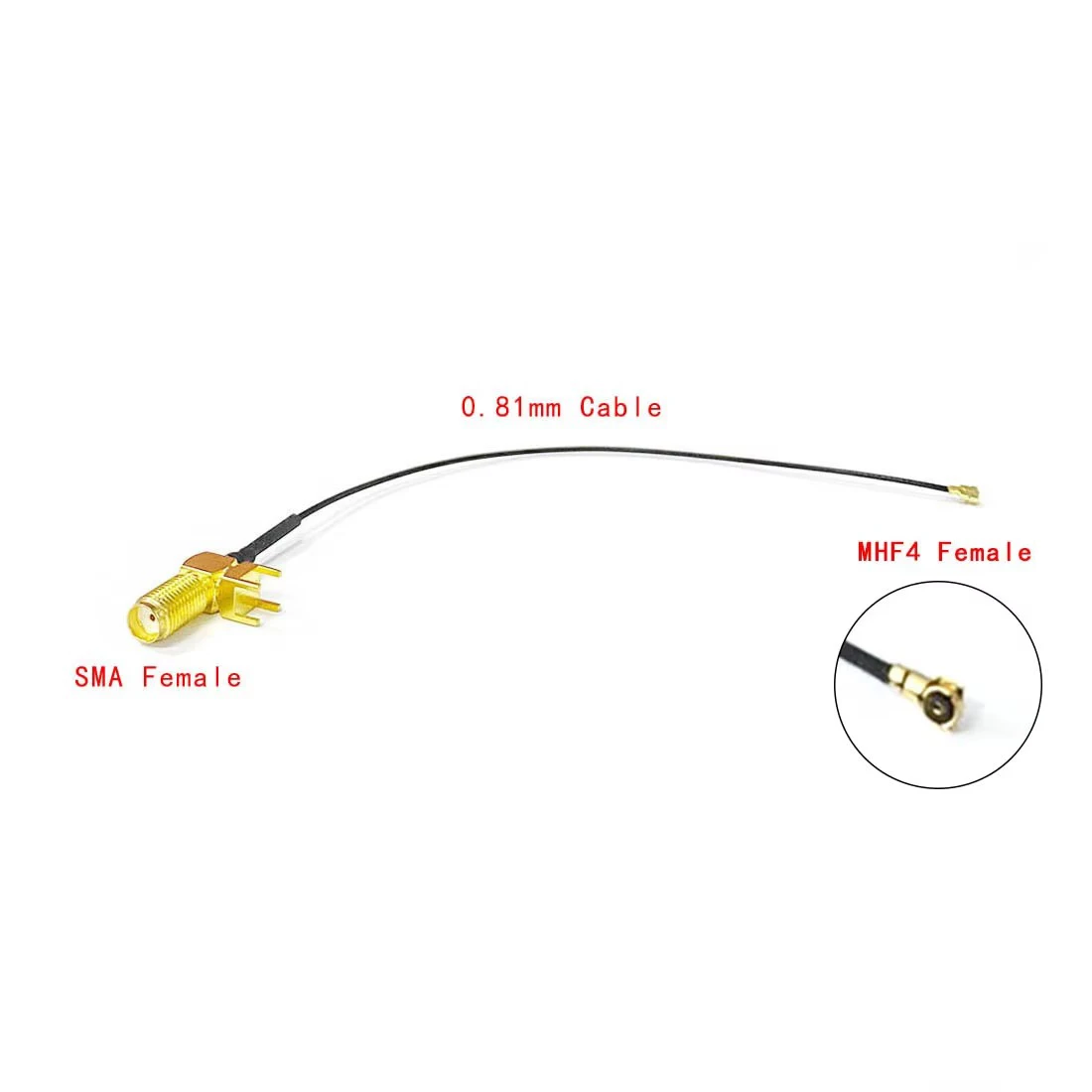 1PC U.FL/MHF4 to SMA Female Jack PCB Connector/RP SMA Pigtail Cable 10cm/15cm/20cm/30cm for Wireless Modem Antenna  Wholesale