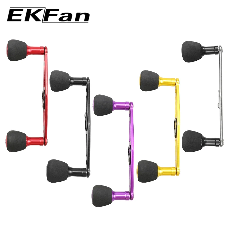 EKFan Fit A/S/D 110mm Aluminiumlegierung Baitcasting Angelrollengriff 8*5/7*4mm Loch Angelzubehör Köderrollen-DIY-Teile – Detail 2
