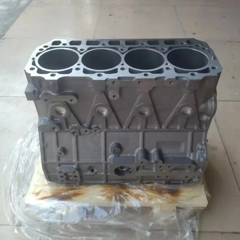 Excavator engine spare parts 4TNV98T 4TNV98 Cylinder block with turbocharger 4TNV98T diesel engine assy 729907-01560