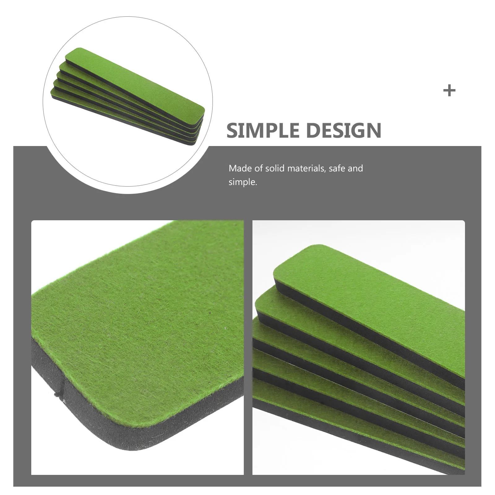 

5 Pcs Bulletin Board Memo Felt Tiles Adhesive Strips Photo Wall Sticker for Furniture Classroom Pin Boards Tape