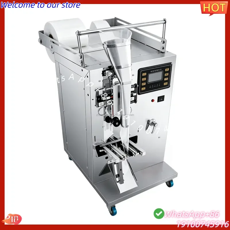 2026Hot Solubl Film Pod 1kg Wash Detergent Machine Filling Oatmeal Bean Candy Coffee Automatic Snus Powder Pack Machine