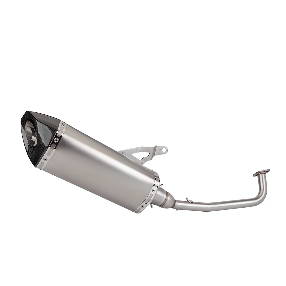 

Qiaoge I full-section exhaust motorcycle muffler, original position, JOG complete exhaust system, carbon tip, 2021-2023.