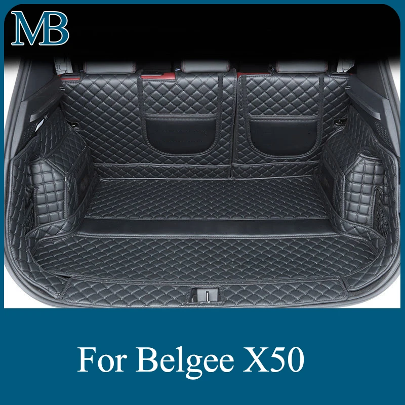 For Belgee X50 Accessories 2023 2024 Car Tailored Cargo Liner Boot Tray Rear Trunk Mat Carpet Waterproof Porter 2 Car Supplies