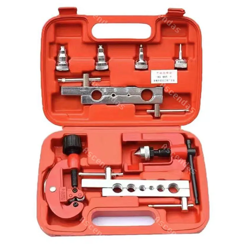 3-19mm pipe cutting tool kit copper brake oil pipe repair double flaring mold refrigeration tool cutting flaring tool