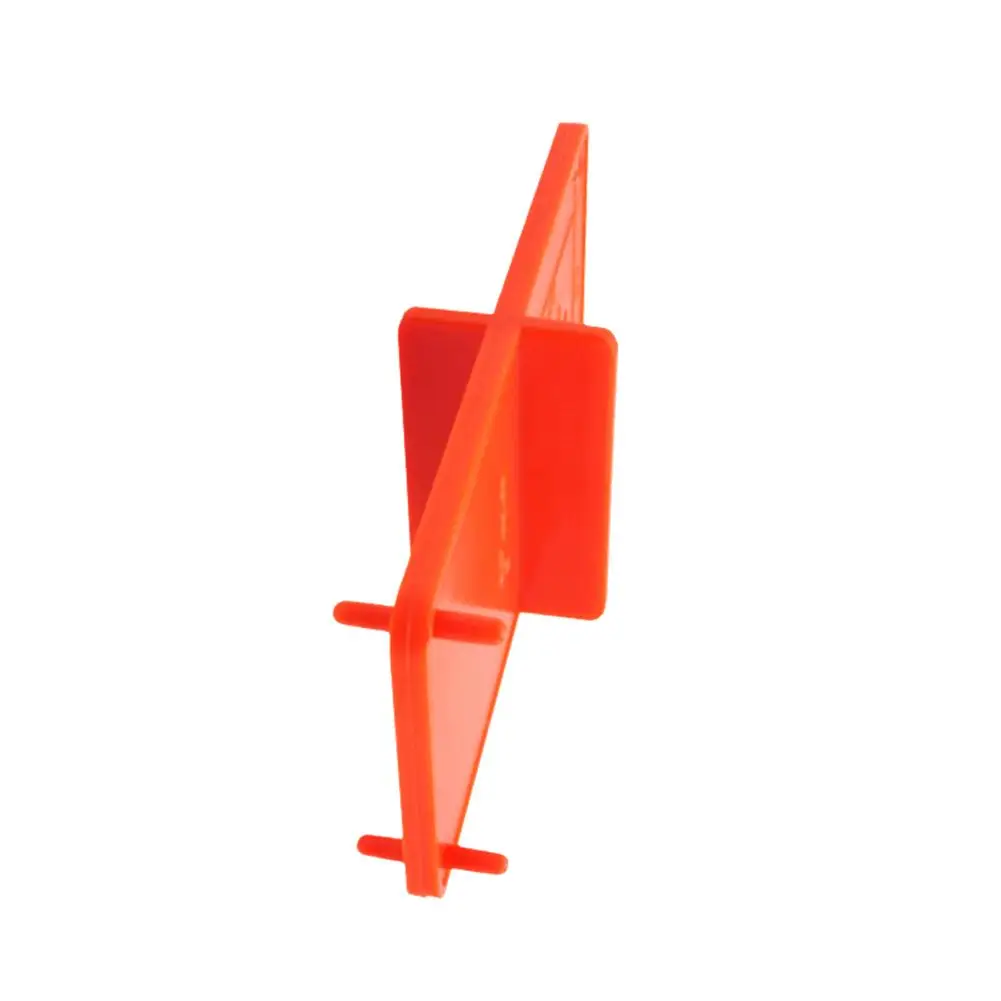 Handy New Portable Practical Cabinet Door Guide Locator Punch Locator Hole Opener Positioning Board Drilling Tool Orange 1pcs