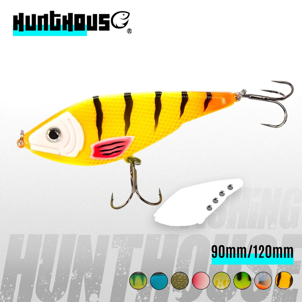 

Hunthouse Джеркбейт, приманка для рыбной ловли на щуку, ВИБ, мускусные приманки, медленно тонущий карандаш, кренкбейт, воблеры, рыба, джеркбейты