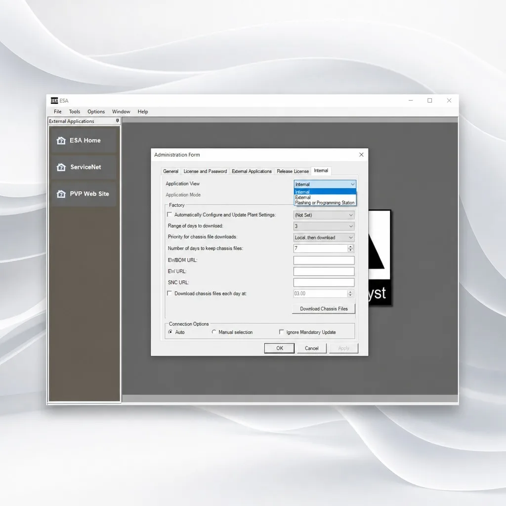 AutoEPC ESA Electronic Service Analyst 5.7+keygen+SW Flash Files 02.2024+UserType Change Tool for Paccar