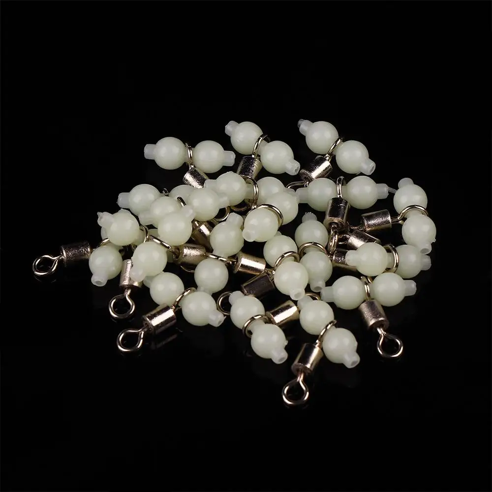 

Fishing Accessories 3-way 20pcs/bag Luminous Sea Connector Fishing Fishing Tackle Rolling Swivels