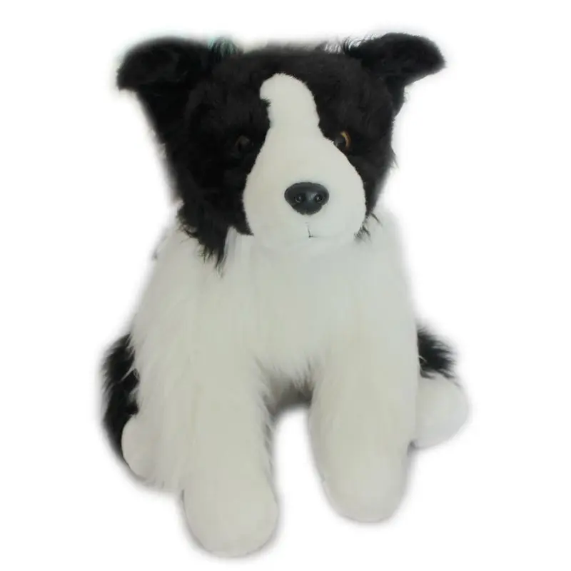 

Original Cute Border Collie Dog Simulation Animal Soft Stuffed Plush Toy Doll Birthday Gift Children Baby Gift