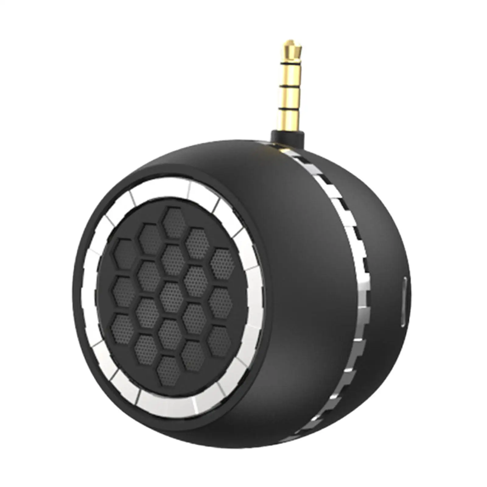 Mini Phone Speaker 3.5mm Jack Plug in Line in Speaker for Cell Phone Car Pad
