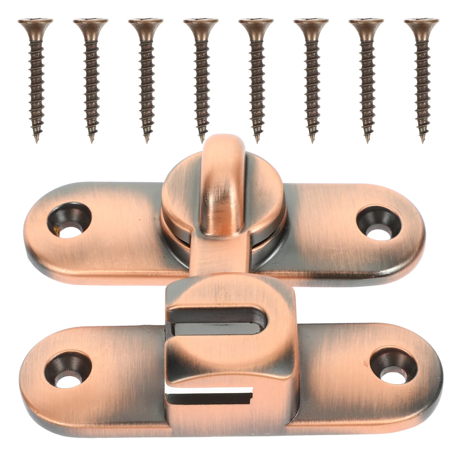 مجموعة واحدة من مزلاج الباب المتين شديد التحمل من الفولاذ المقاوم للصدأ قفل منزلق لمختلف المشاهد قفل مزلاج باب المنزل #6