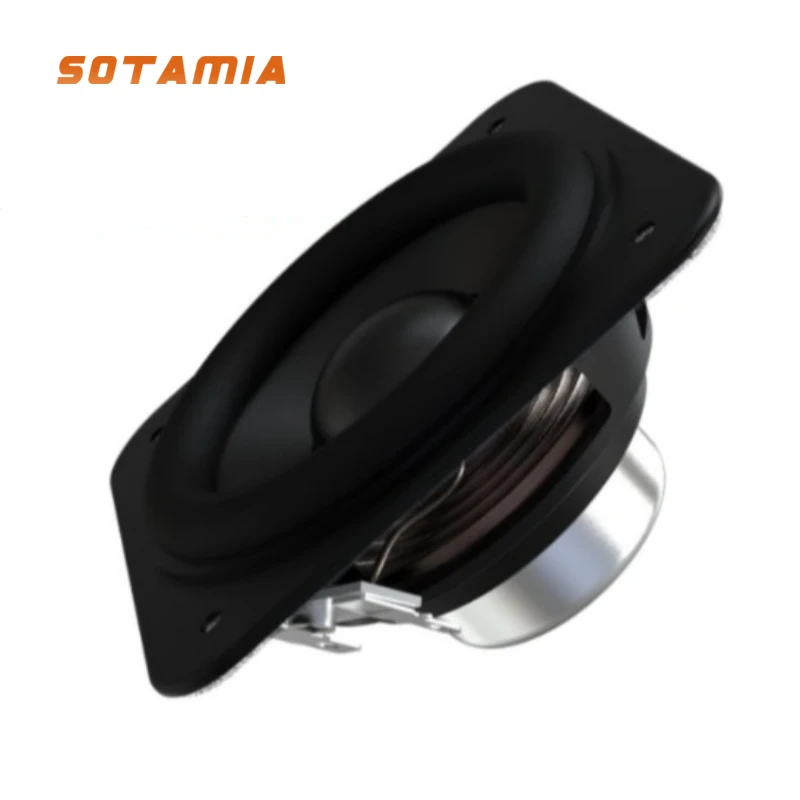 

SOTAMIA 1 шт. 2,5-дюймовый полнодиапазонный аудиодинамик 4 Ом 10 Вт компьютерный HIFI динамик домашний мобильный Bluetooth звуковые коробки для SEAS