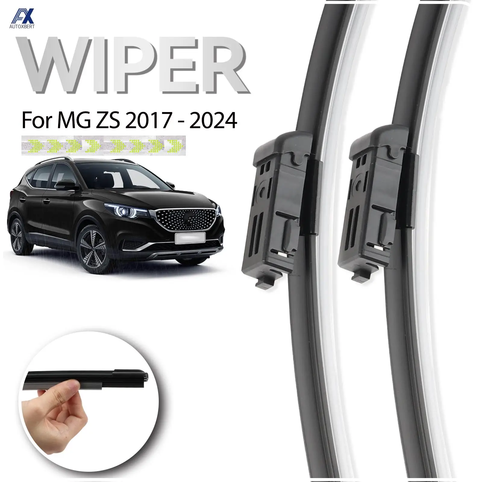 Car Wiper Front Wiper Blades Soft Rubber Windscreen Wipers Auto Windshield 24\