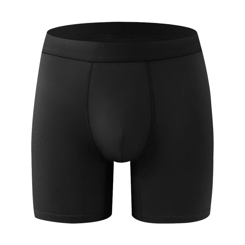 Großer Beutel für Herren, Boxershorts aus Bambusfaser, atmungsaktive Unterwäsche mit Öffnung, mittlere Taillenhöhe, Sport-Unterhose, feuchtigkeitsableitend, weich und kühl – Detail 20