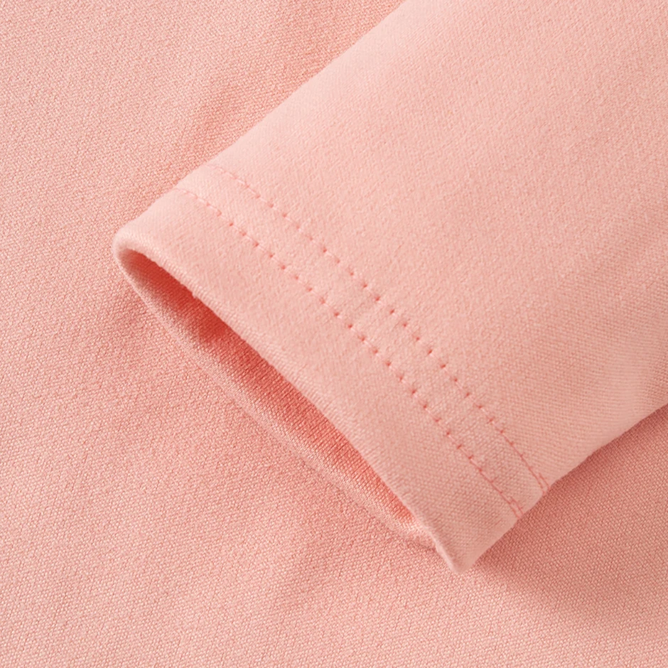 2-teiliger Kinder-Wärmeanzug für Herbst/Winter, einfarbig, mehrfarbig, schweißabsorbierend, bequem, geeignet für Jungen und Mädchen. – Detail 9