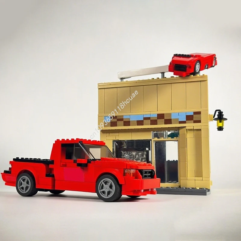 

822pcs MOC The Racer's Edge City Champions Super Car Building Blocks Education Brick Children Kids Birthday Christmas toy Gift