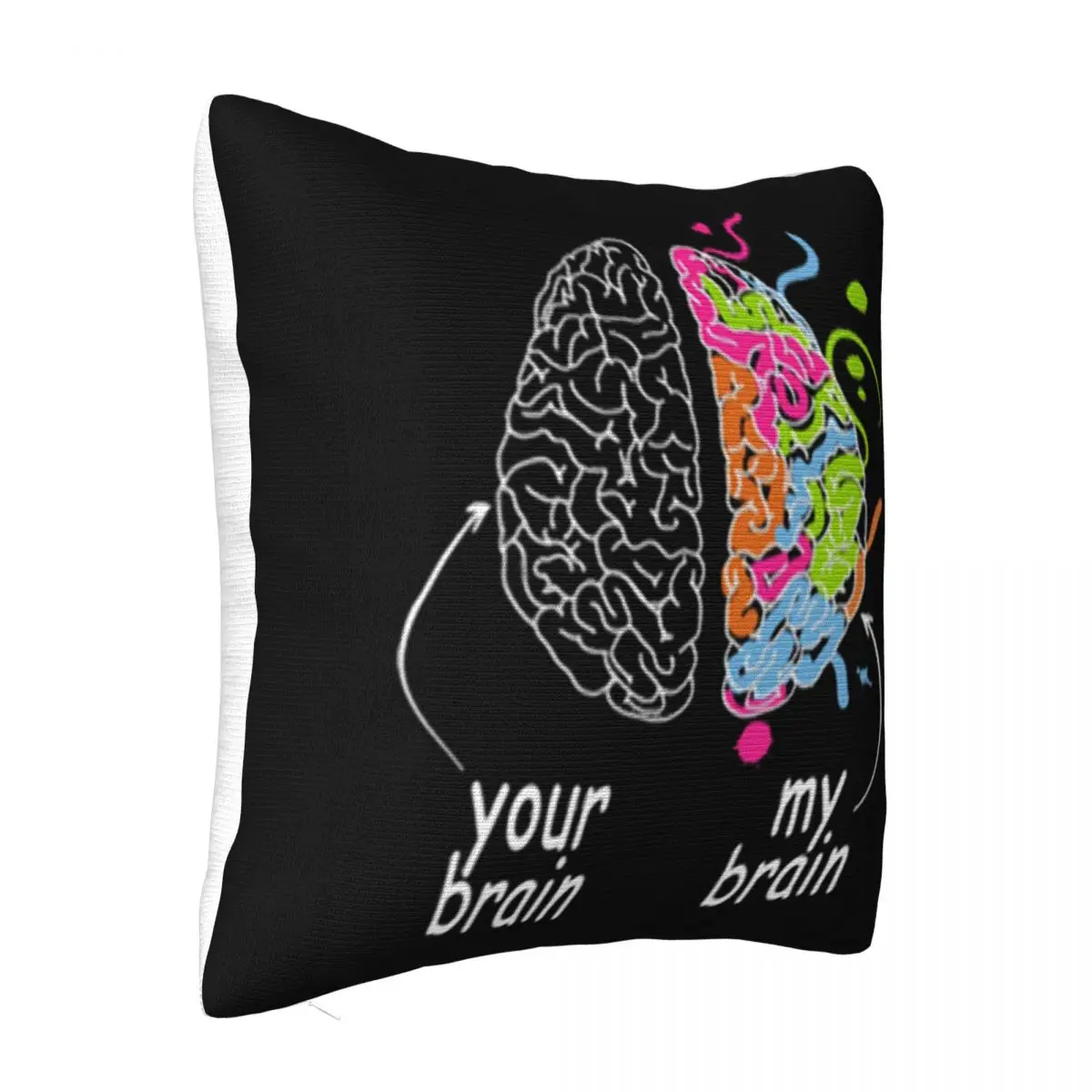 Neurodiversity Brain Dyslexia Adhd Autism Epilepsy Pure Low Price Hip Hop Punk Chinese Style Pillow Case