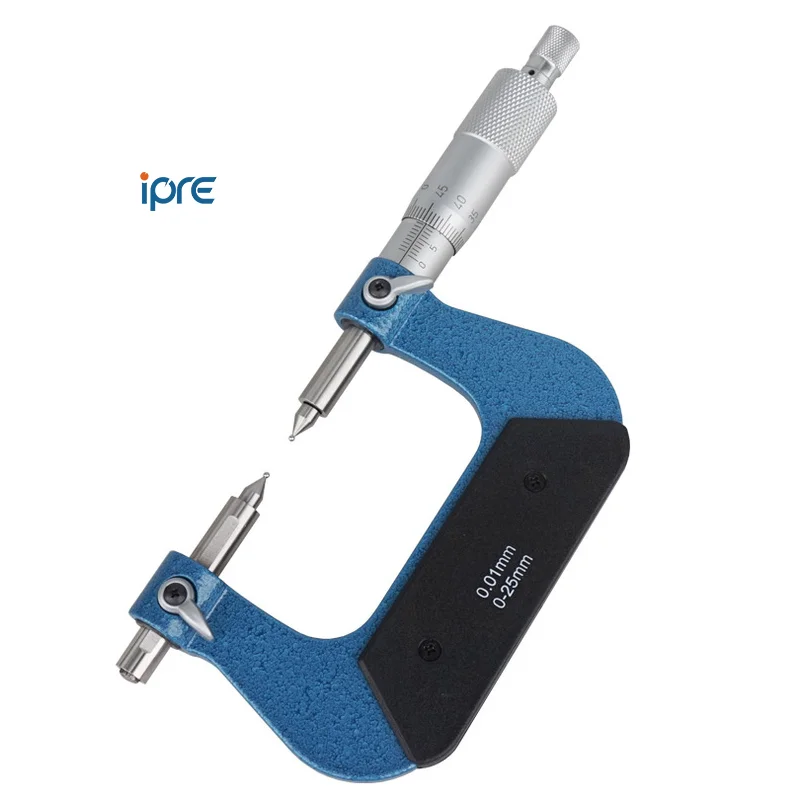 IPRE Metal Micrometer Accurate 0-25mm25-50mm50-75mm75-100mm Modulus Ball Gear 0.01mm Precision