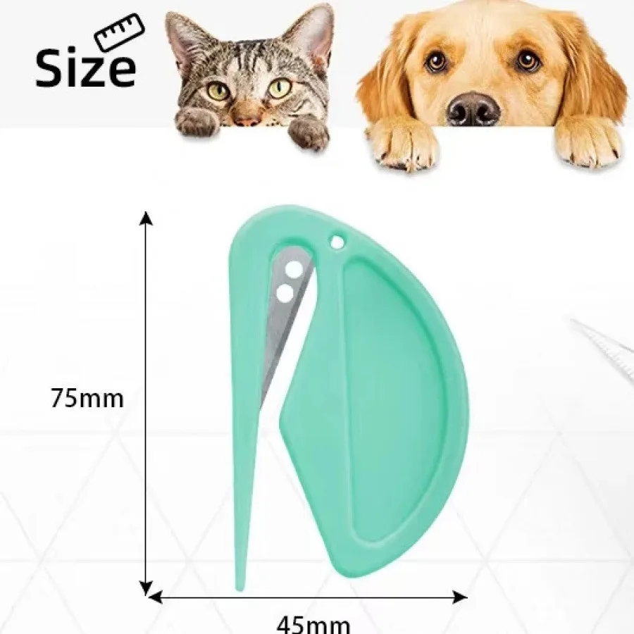 1pc Multifunctional ABS Long-Hair Plastic Pet Dog and Cat Grooming Knot Comb Tool