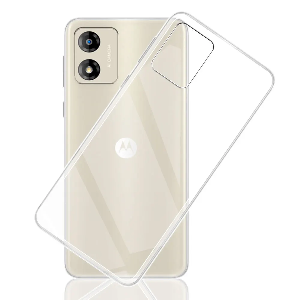 For Motorola Moto E13 Case 6.5 inch Clear Ultra Thin Silicone Soft TPU Back Case Cover For Moto E 13 Coque For Moto E13 Fundas