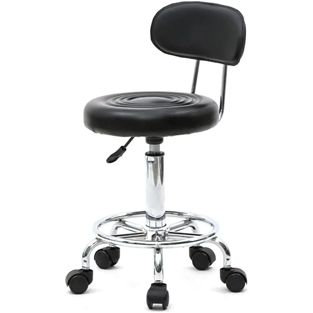 

Round Bar Stool,Swivel Sn Spa Stool Chair,ern PU Leather Adjustable Barstools,Adjustable Rolling Stool Chair,Oice Drating Chairs