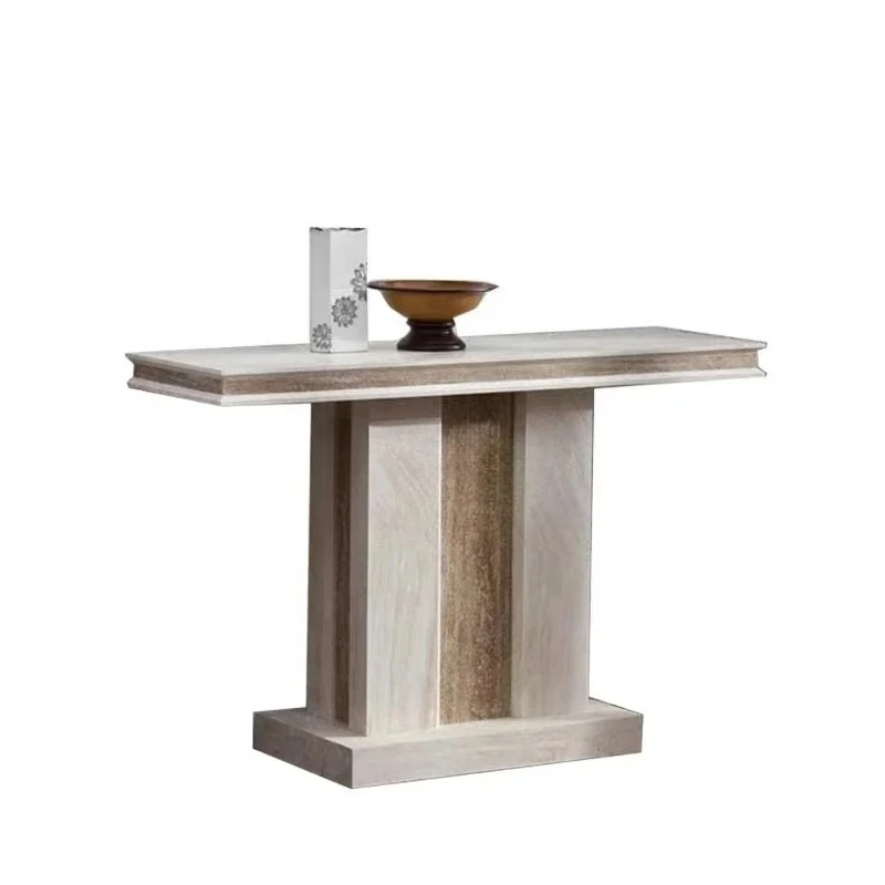 Marble display stand porch jewelry flower stand gray white