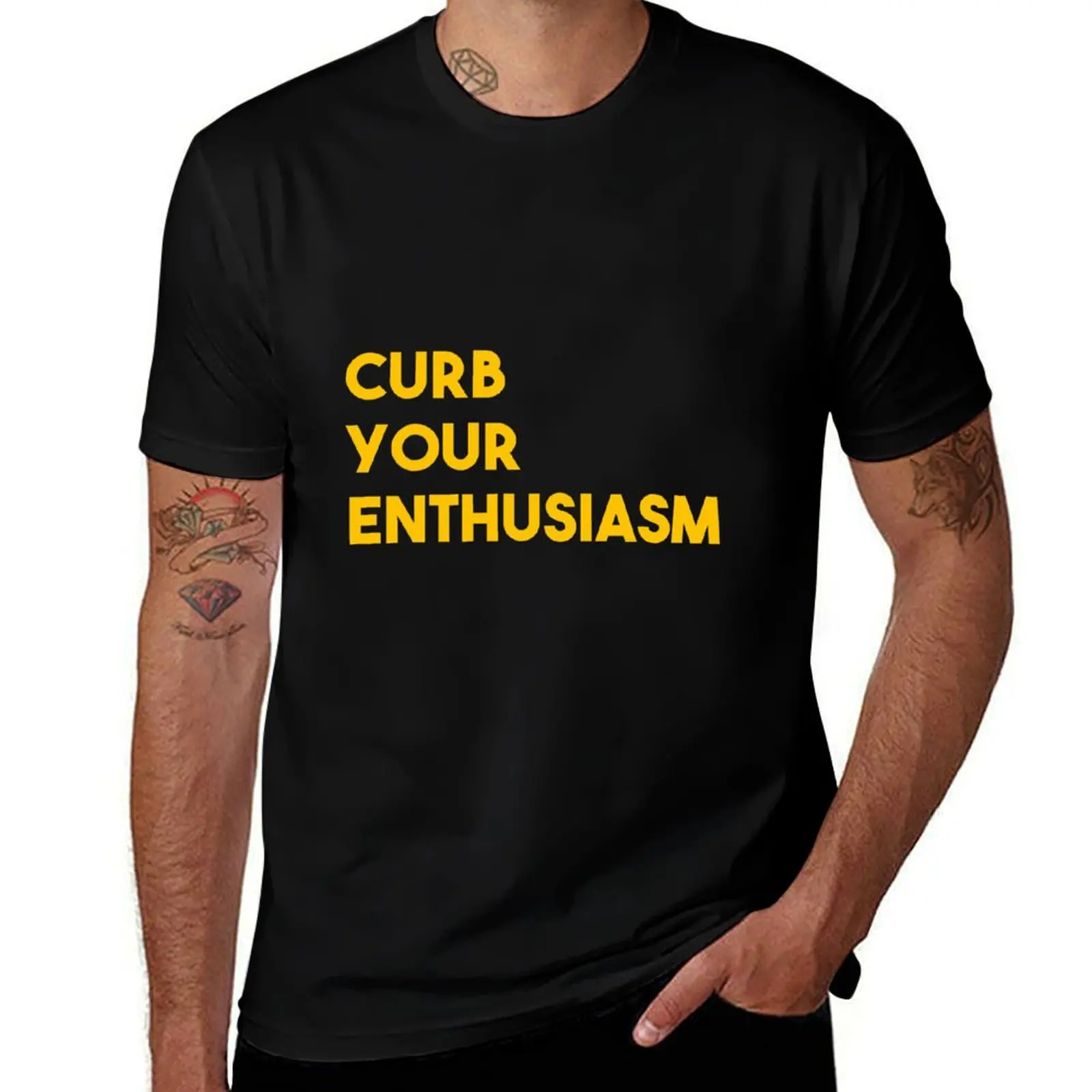 Curb Your Enthusiasm T-Shirt sublime summer clothes cotton graphic tees mens white t shirts