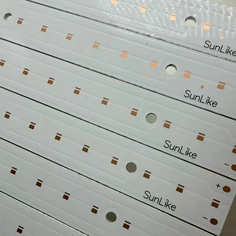 150mm *20mm*2mm 3030 Aluminum PCB Light Board PCB for DIY 12Leds EMC3030 Sunlike Led Strip