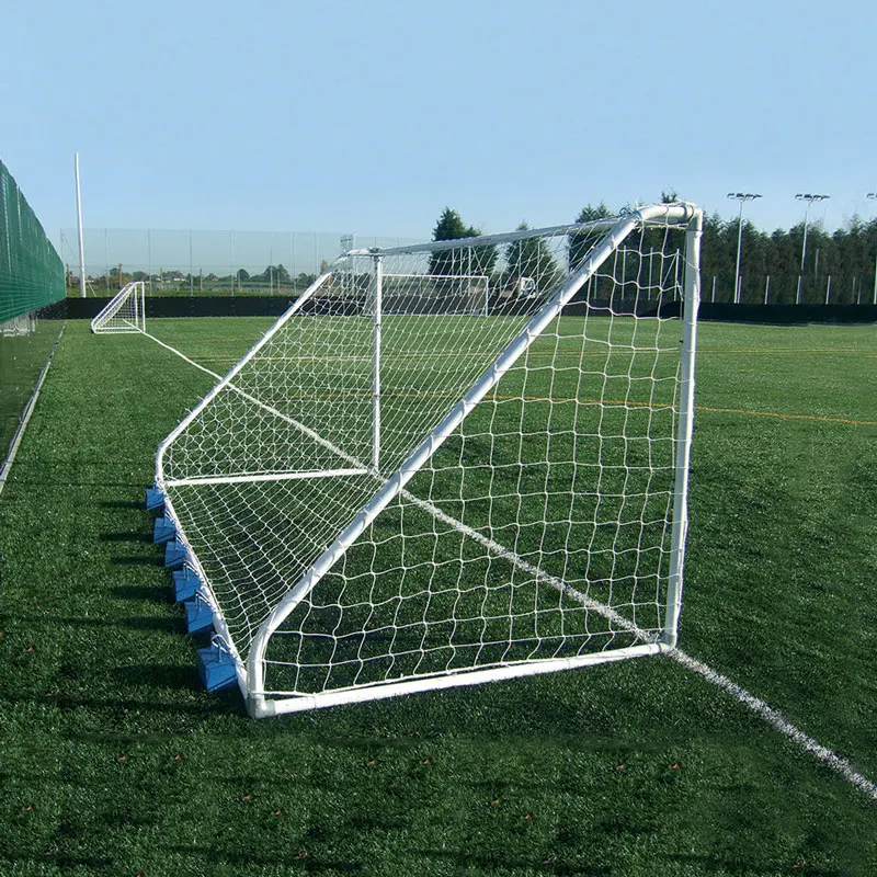 

Professional 5-a-side Football Field Goals with Carbon Steel Nets 76mm Diameter Training Goal Posts Football Net Soccer goal
