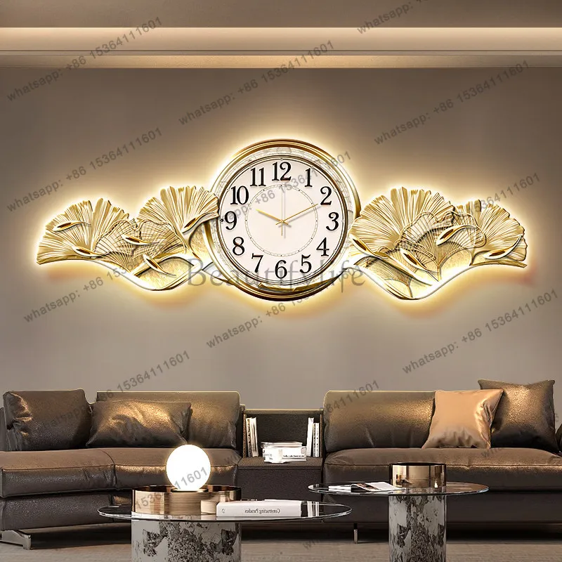 Best Sellers Modern Aesthetic Wall Clocks Silent Creative Minimalist Luxury Wall Clocks Living Room Led Orologio Da Parete Room