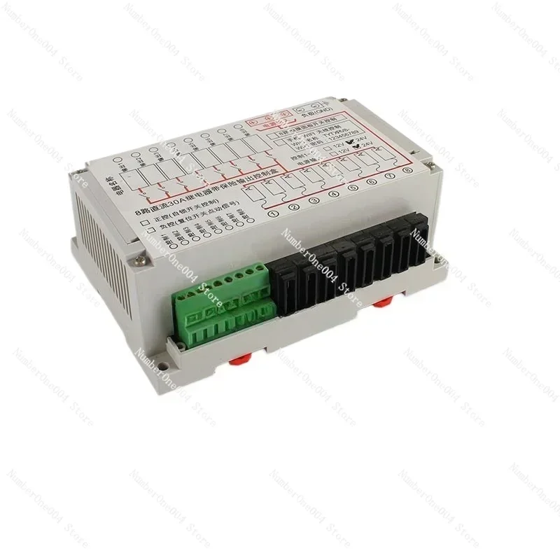 Suitable for RV Trailer Modified 8-Way with Insurance Relay Group 30A Relay Control Box Switch 12V24V