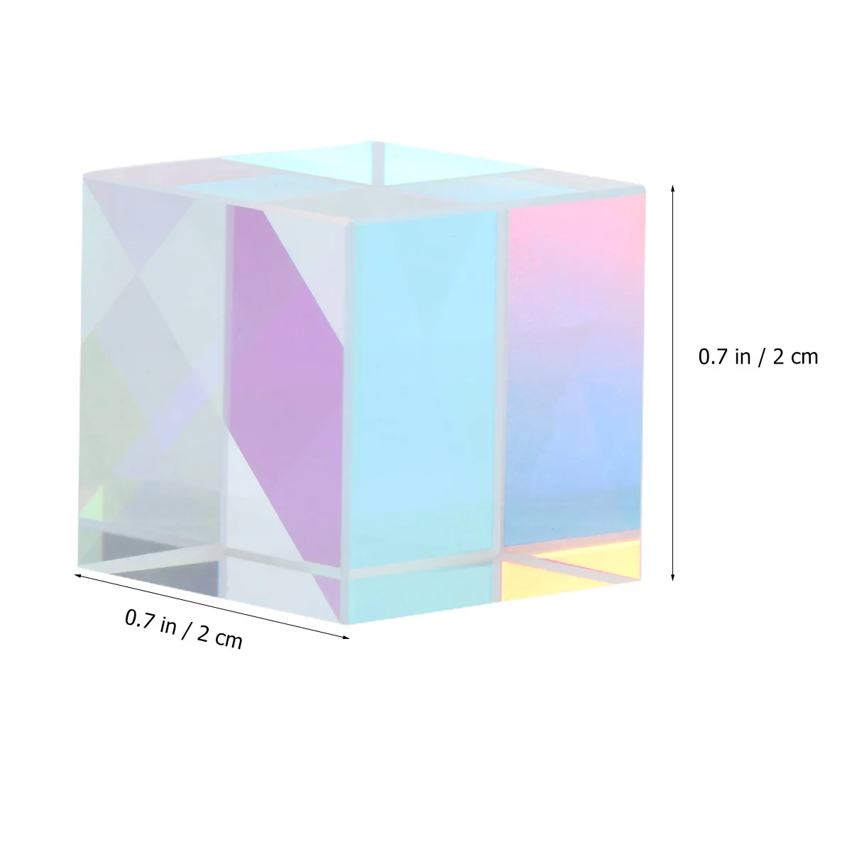 

Cube Dispersion Prism optical cube RGB cube glass cube