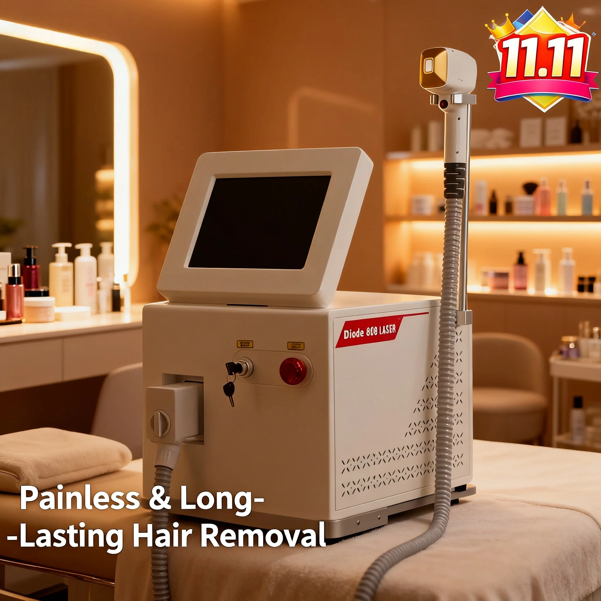 

Акция нового продукта, 3500 Вт, диодный лазер, устройство для удаления волос, 755 нм/808 нм/1064 нм, эффективная перманентная депиляция для домашнего использования 005