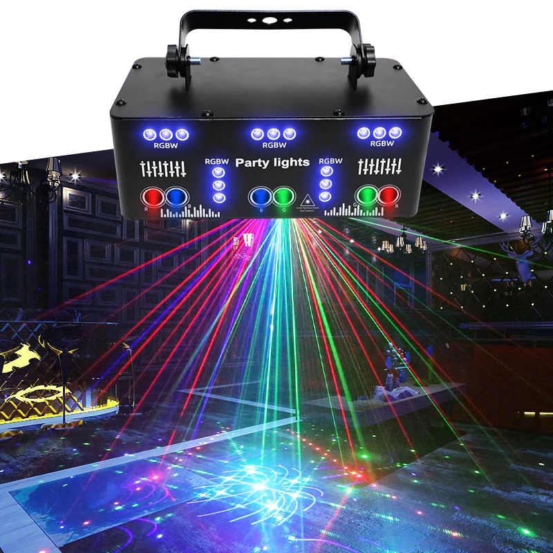 Imagem -03 - Ysh-uv 21 Eyes Disco Ball Rgb Projetores Laser Luzes de Festa Smoke Machine Partner dj Halloween Festival e Holiday Light Dmx512