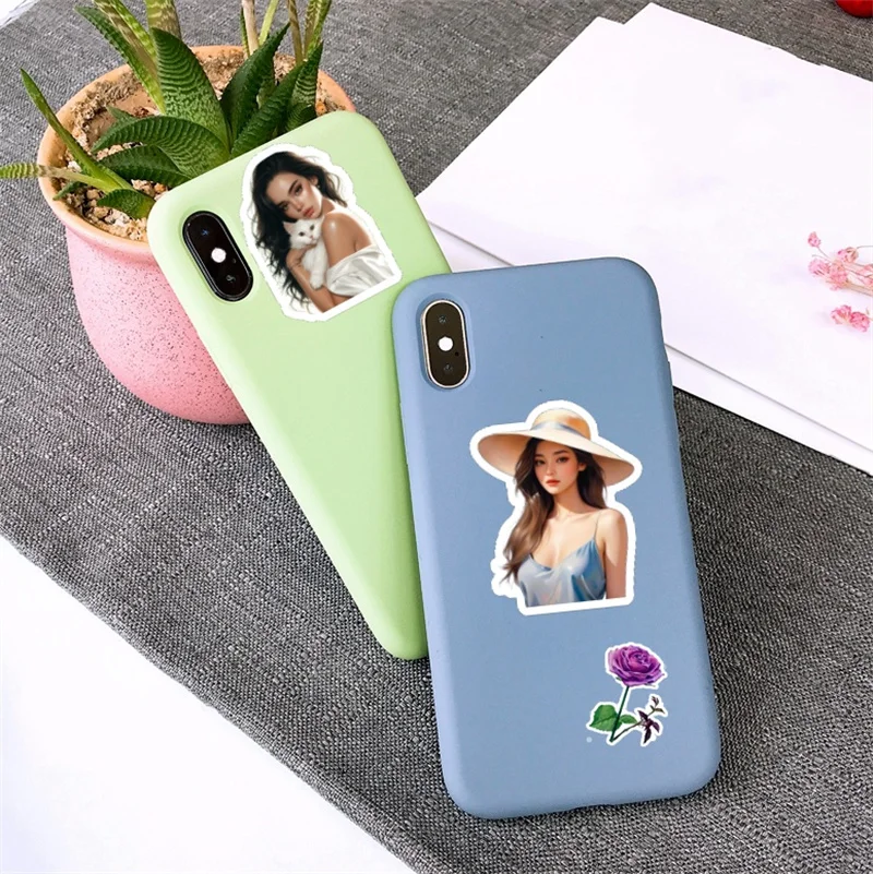 Creative Cute Kawaii Self-made Summer Fashion Girls Daily Scrapbooking Stickers /decorative Diy Craft Photo Albums Paper