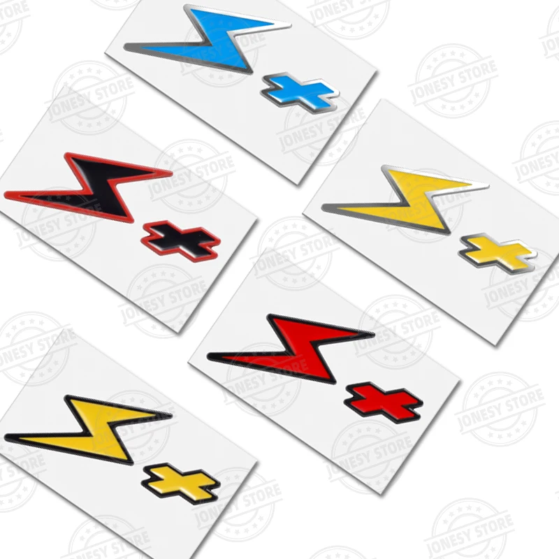 Auto Metal For R+ S+ Lightning Logo Eletre EMEYA Pure Electric HYPER SUV 3D Badge Lettering Decals Trunk Sticker Car Styling