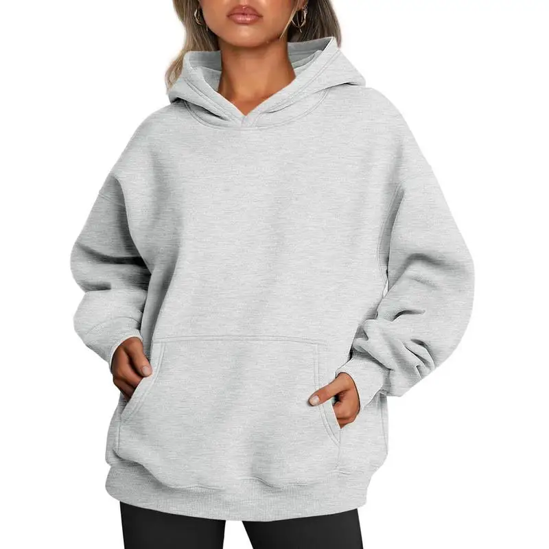 Women's Oversized Hoodies Long Sleeve Sweaters Pullover With Pocket Loose Hoodie Top Pullover Top Fall Clothes Womens Hoodies