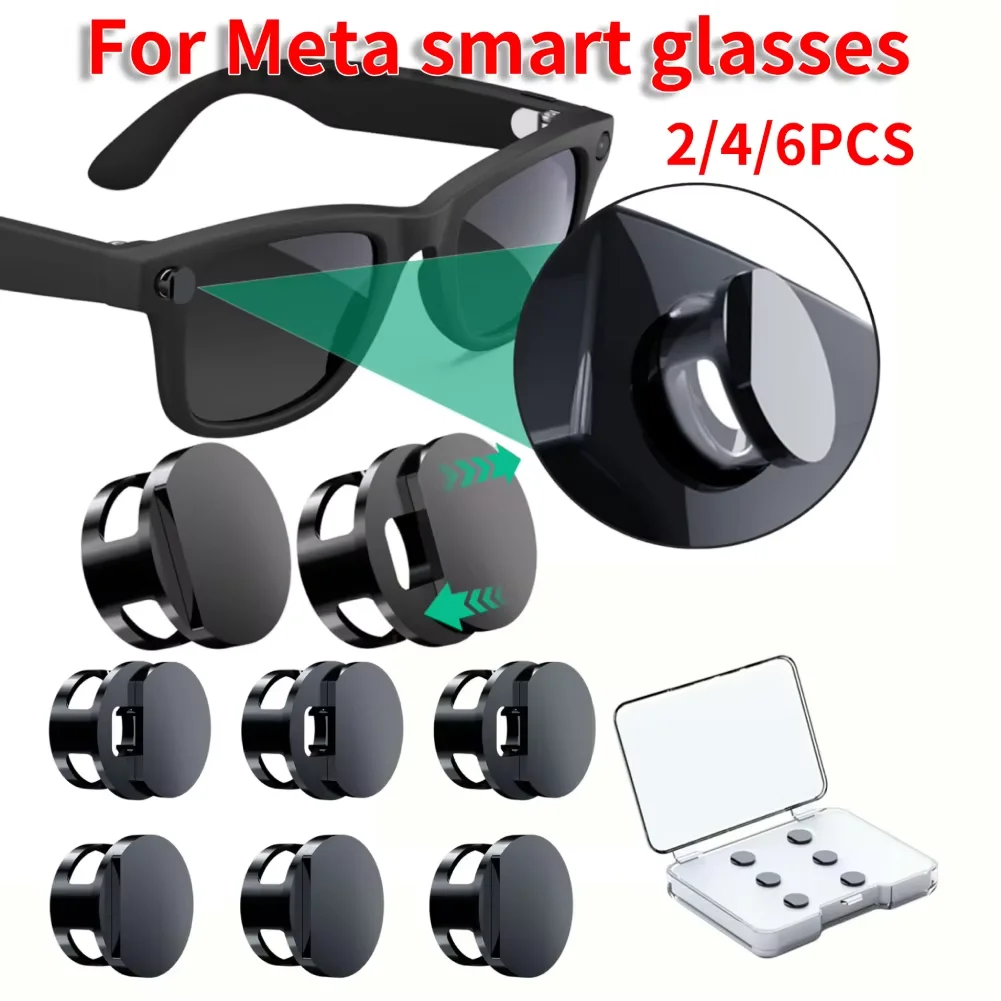 LED Dimming Blocker Cover for Meta Display AI Smart Glasses, Camera LED Indicator Protection Cover, Privacy Light Blocking Cover
