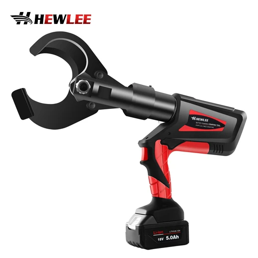 HEWLEE HL-85B Whosale Fast Shipment 12T 18V 5.0AH-Li-ion Electrical Cordless Battery Cable Cutter 85 Mm Armored In Construction