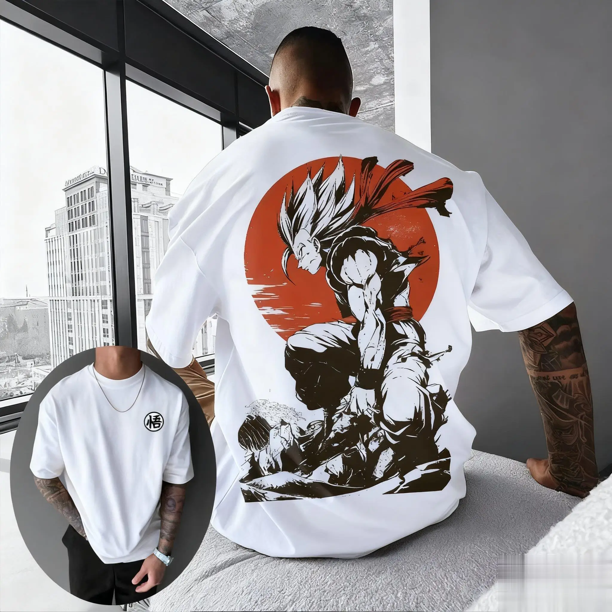 Unisex Dragon Ball Z Anime Übergroße Grafik T-shirt Männer Frauen Kurzarm T Sommer Mode Casual TopStreetwear Y2k Kleidung