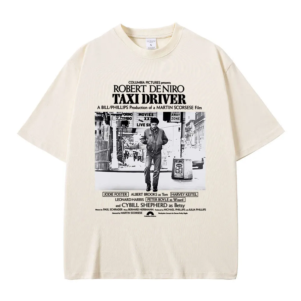 محدودة الكلاسيكية الرعب فيلم الإثارة سيارة أجرة سائق روبرت دي نيرو الجرافيك تي شيرت الرجال النساء عادية القطن خمر تي شيرت