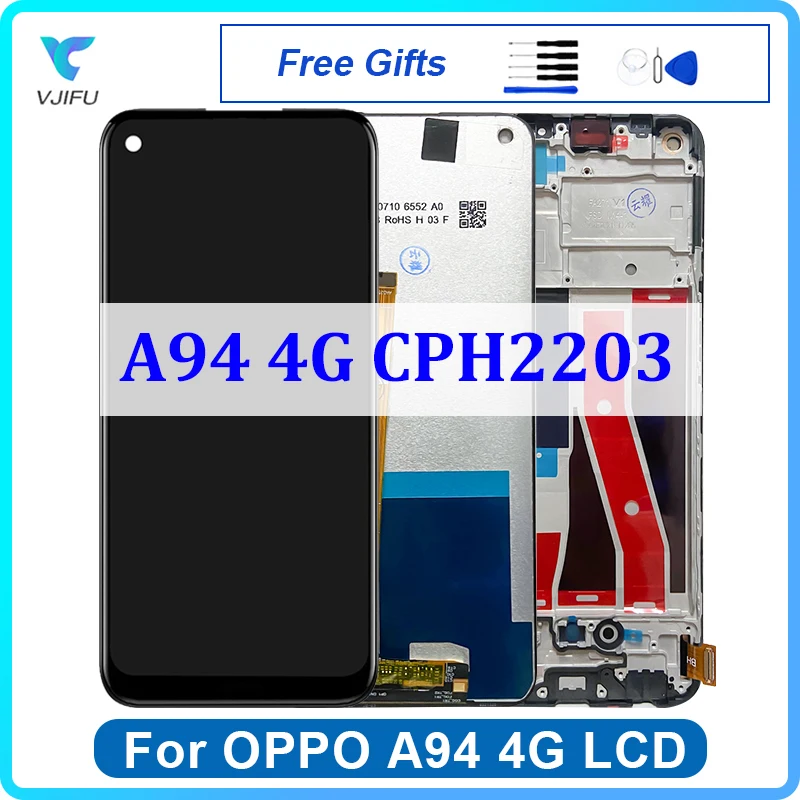 Incell Screen For OPPO A94 4G CPH2203 LCD Display Touch Sensor Digitizer Assembly A94 Pantalla Replacement Phone Repair Parts