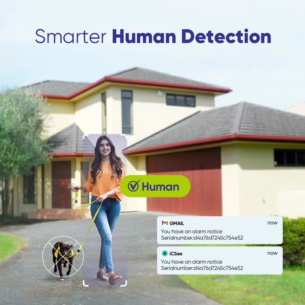 SANNCE 방수 IP 카메라, HD 와이파이 무선 감시 불릿 카메라, 야외 IR 컷, 야간 투시경, 홈 보안 카메라, 4MP