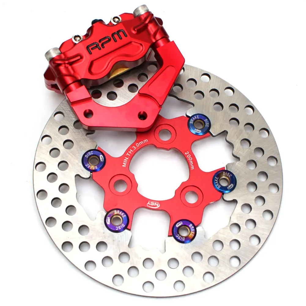 RPM Motorcycle Brake Caliper 82mm Disc Rotor For Yamaha Scooter Aerox JOG BWS NMAX XMAX Rsz WISP Force Dirt Pit Bike GROM DIO